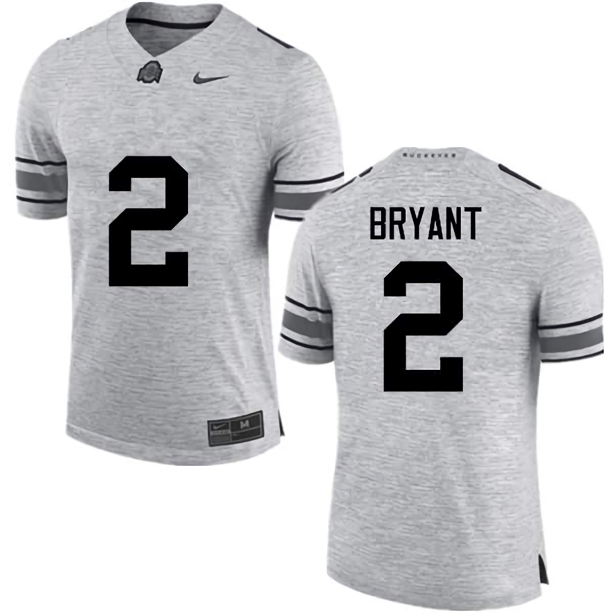 Christian Bryant Ohio State Buckeyes Men's NCAA #2 Nike Gray College Stitched Football Jersey LPZ0256OU